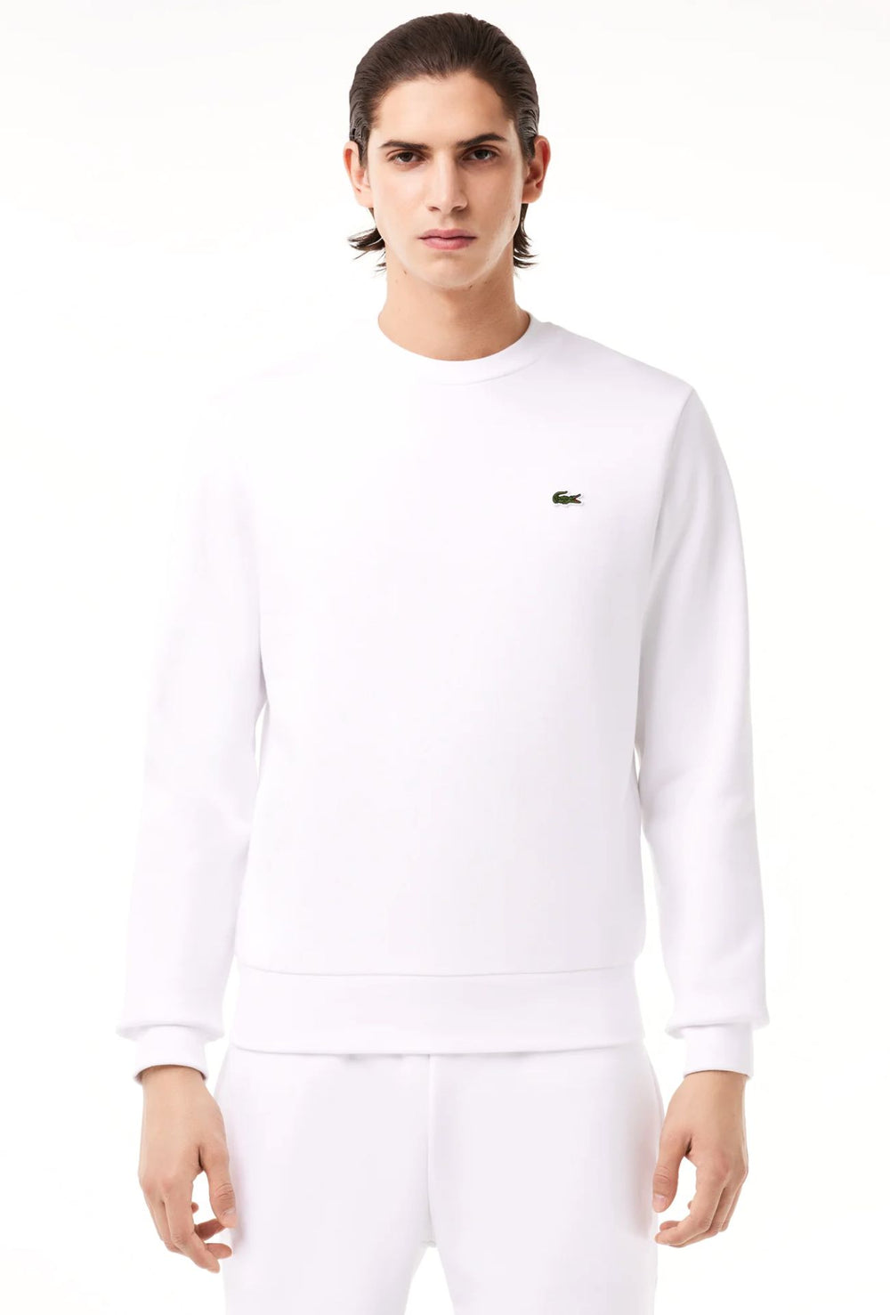 Felpa Uomo Lacoste girocollo felpato - BIANCO