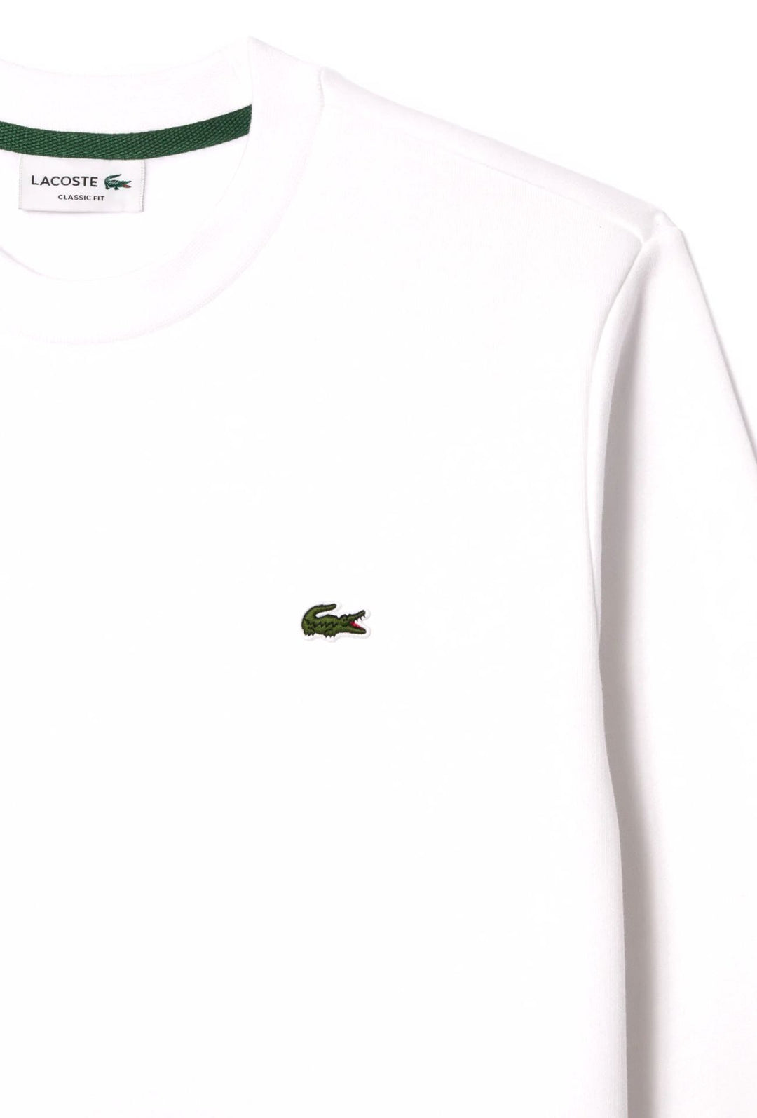 Felpa Uomo Lacoste girocollo felpato - BIANCO