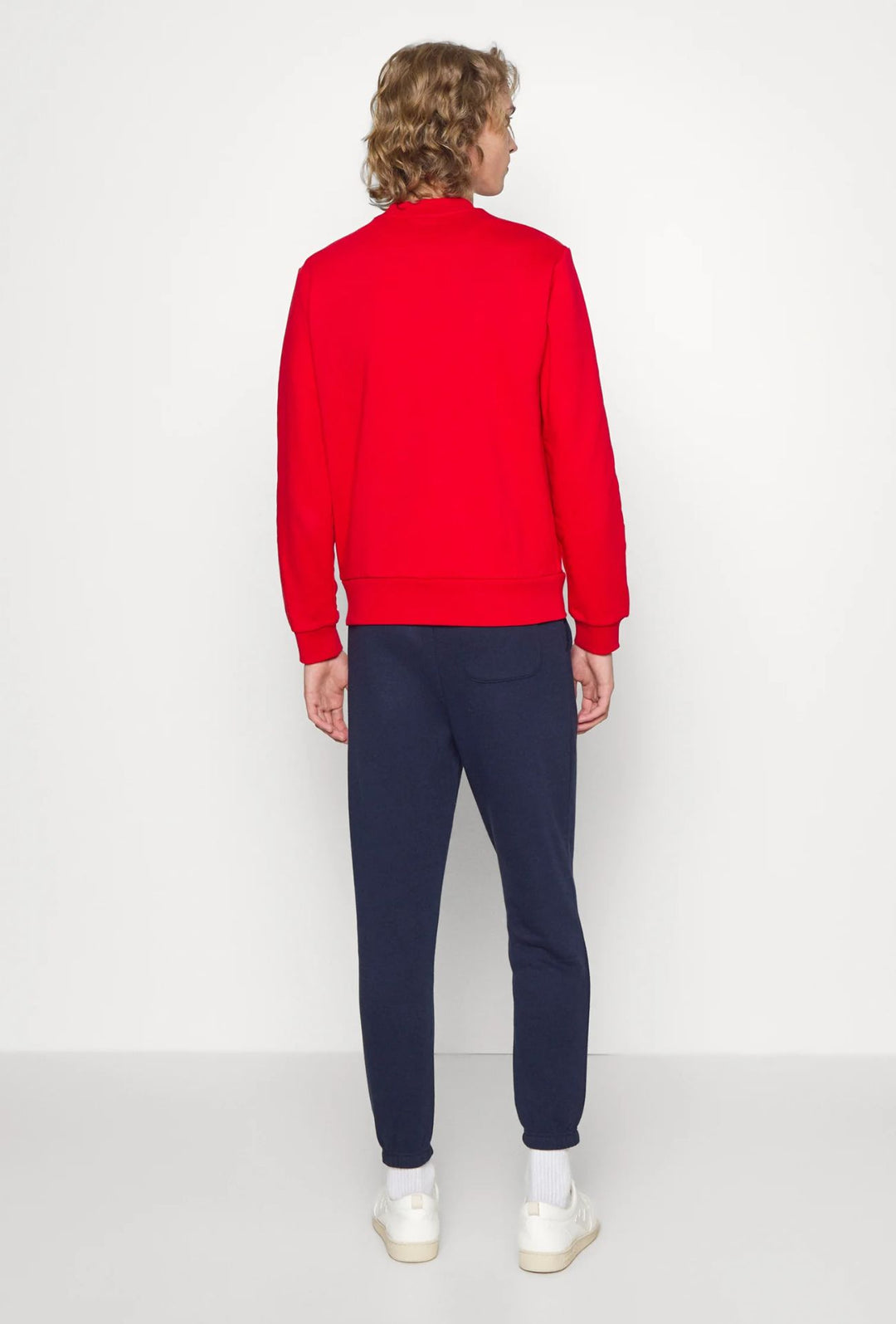 Felpa Uomo Lacoste Rouge Girocollo Vestibilità Regolare - ROSSO