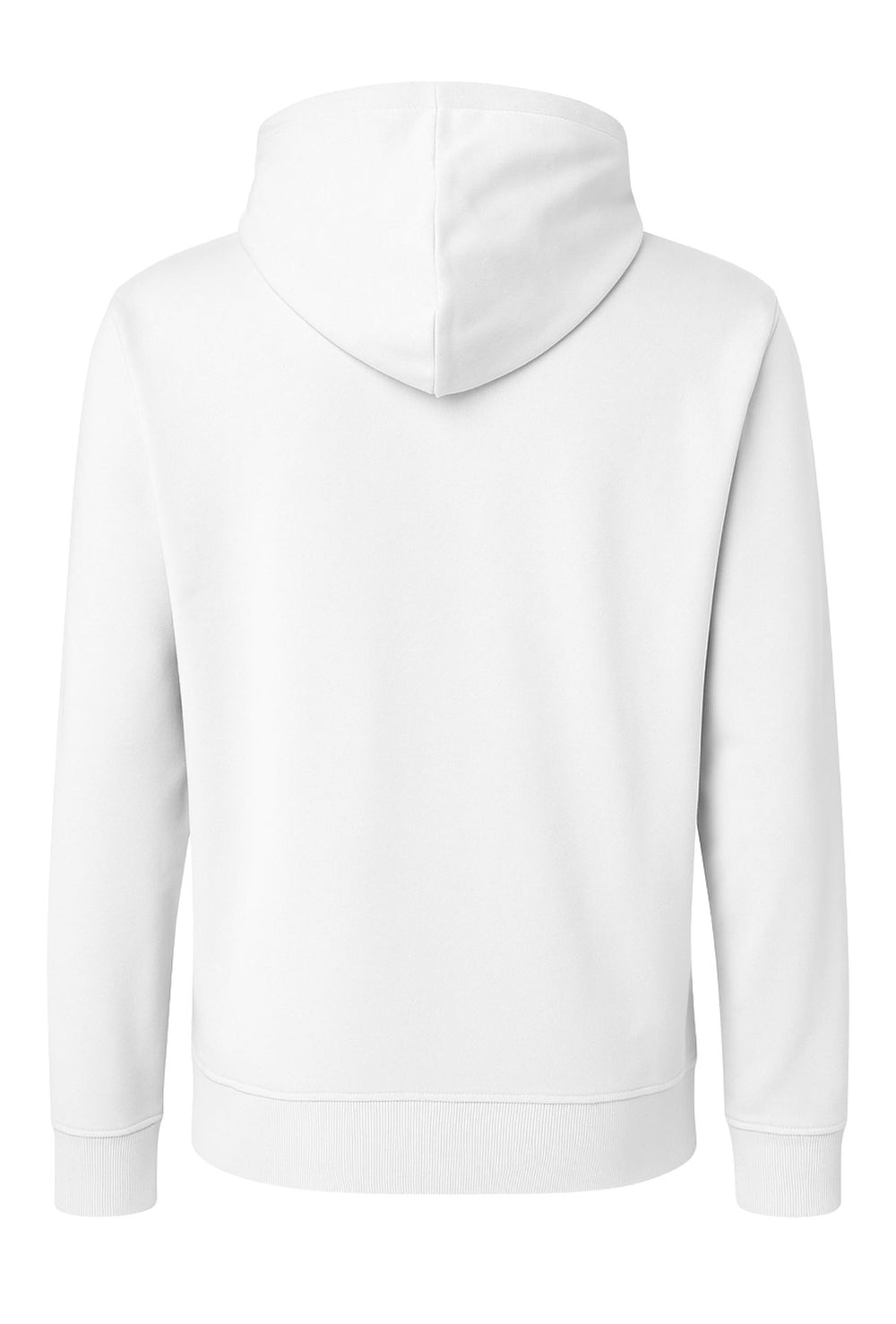 Felpa RIFLE  uomo con cappuccio e zip in 100% Cotone leggero - BIANCO