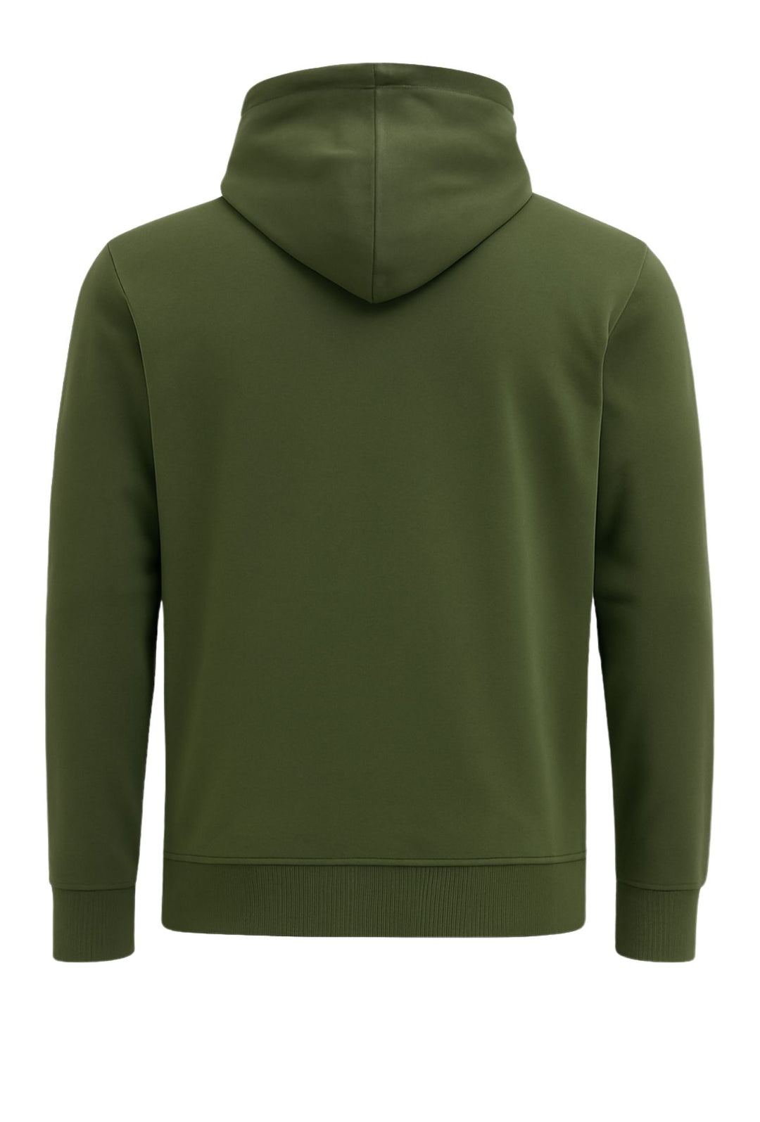 Felpa Uomo RIFLE chiusa con cappuccio cotone leggero - VERDE MILITARE