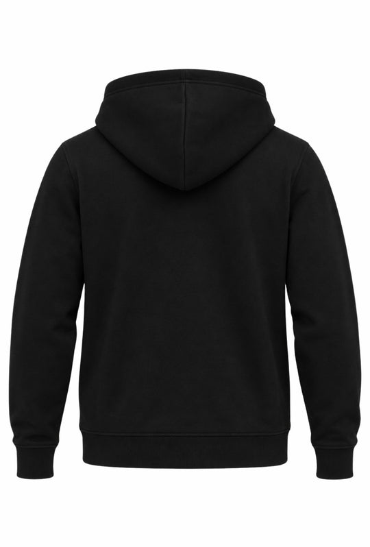 Felpa Uomo Full Zip con cappuccio TOMMY HILFIGER cotone felpato leggero- NERO