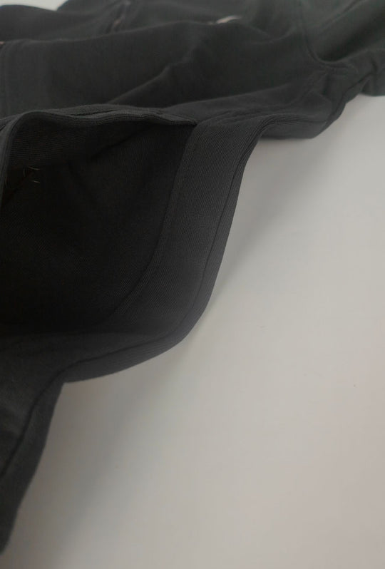 Felpa Uomo Zip Intera Accademia Militare-NERO