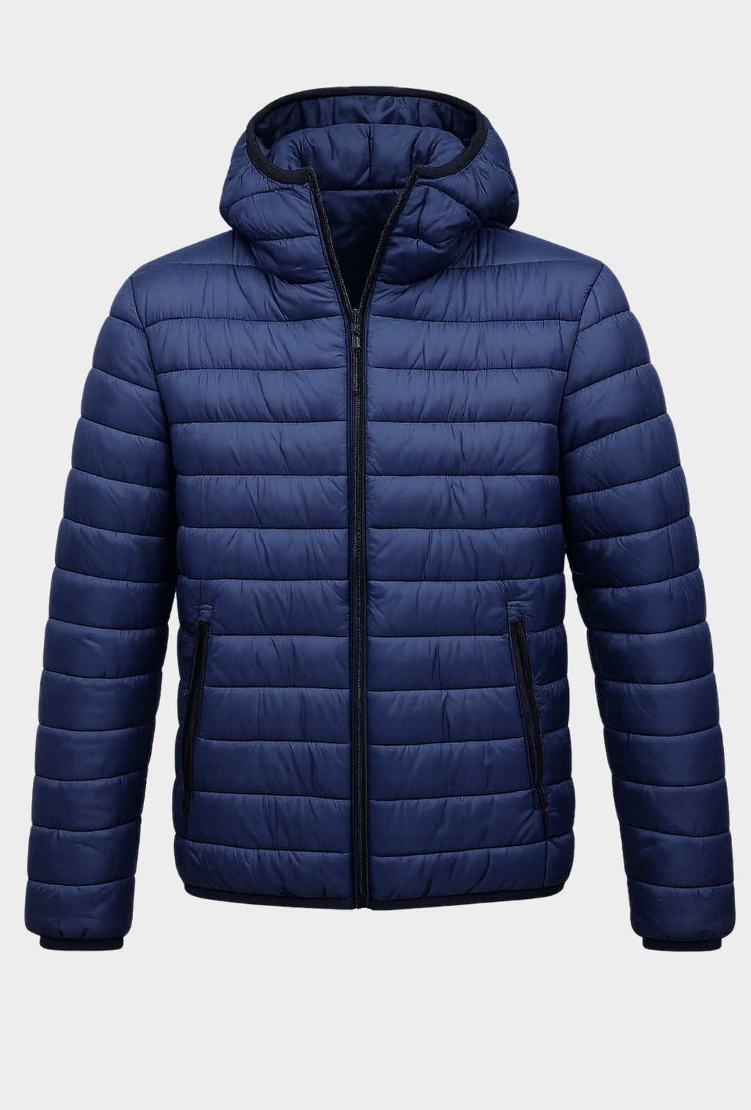 Giubbotto Uomo Double Face Dresserd Piumino e tessuto tecnico - BLU