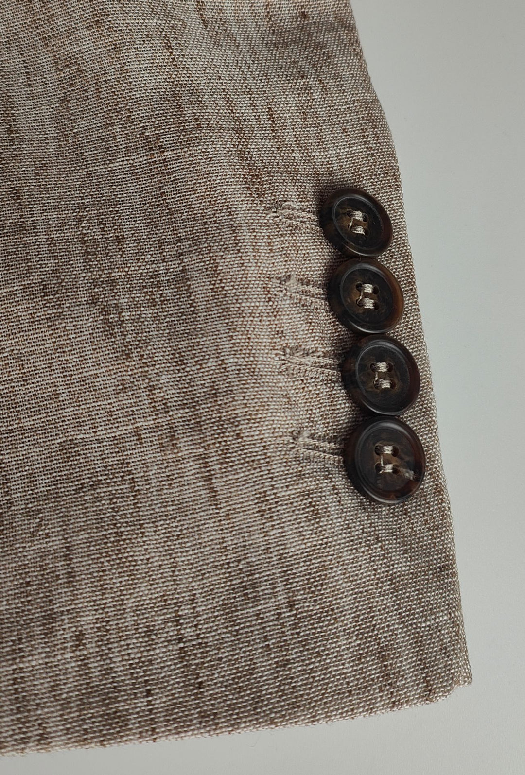Giacca Uomo PORTOCERVO in Cotone e Lino Drop 7- BEIGE MELANGE