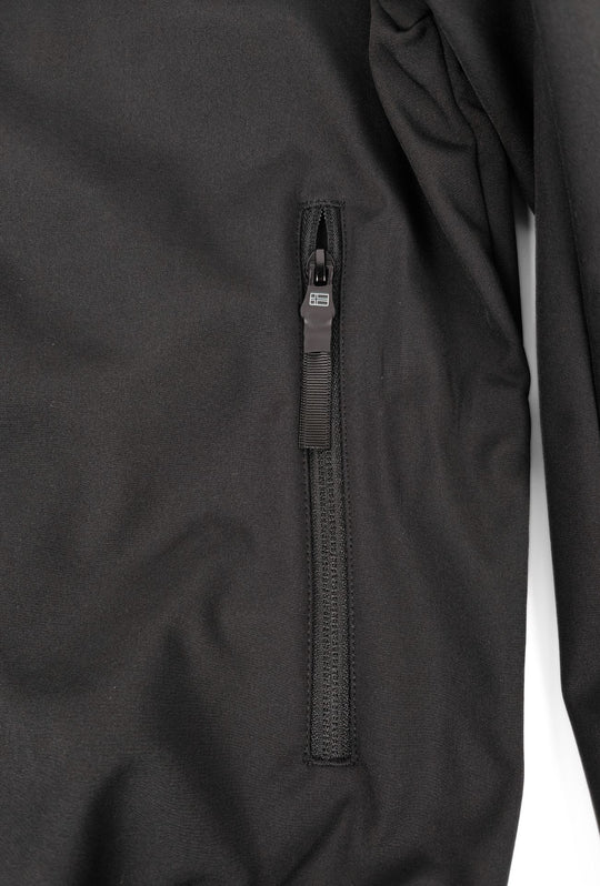 Giubbino Uomo Slim Norway Waterproof con Interno in Pile senza cappuccio  - NERO