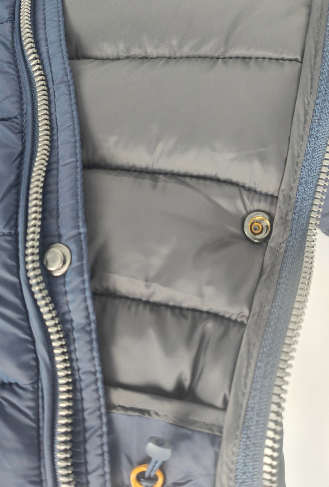 Giubbino Uomo tecnico ARMATA DI MARE con Cappuccio logo gommato lato cuore- BLU NAVY