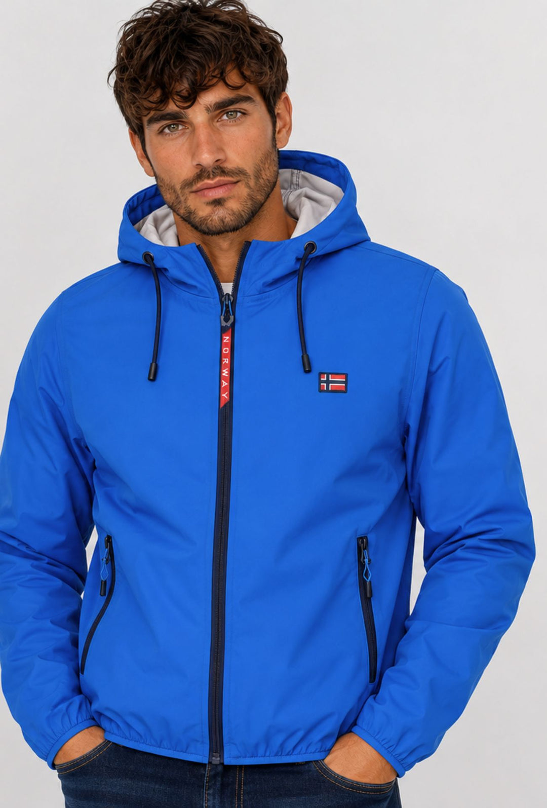 Giubbino  Tecnico Uomo Norway  con Cappuccio- BLUETTE