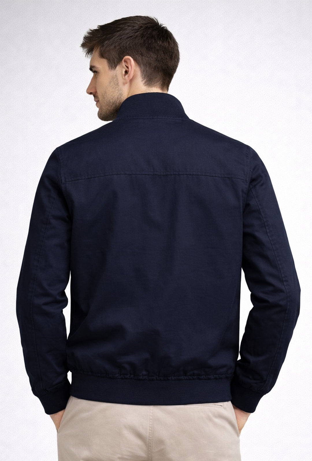 Giubbotto uomo con tasconi bomber leggero dresserd - BLU