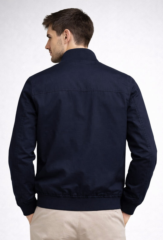 Giubbotto uomo con tasconi bomber leggero dresserd - BLU