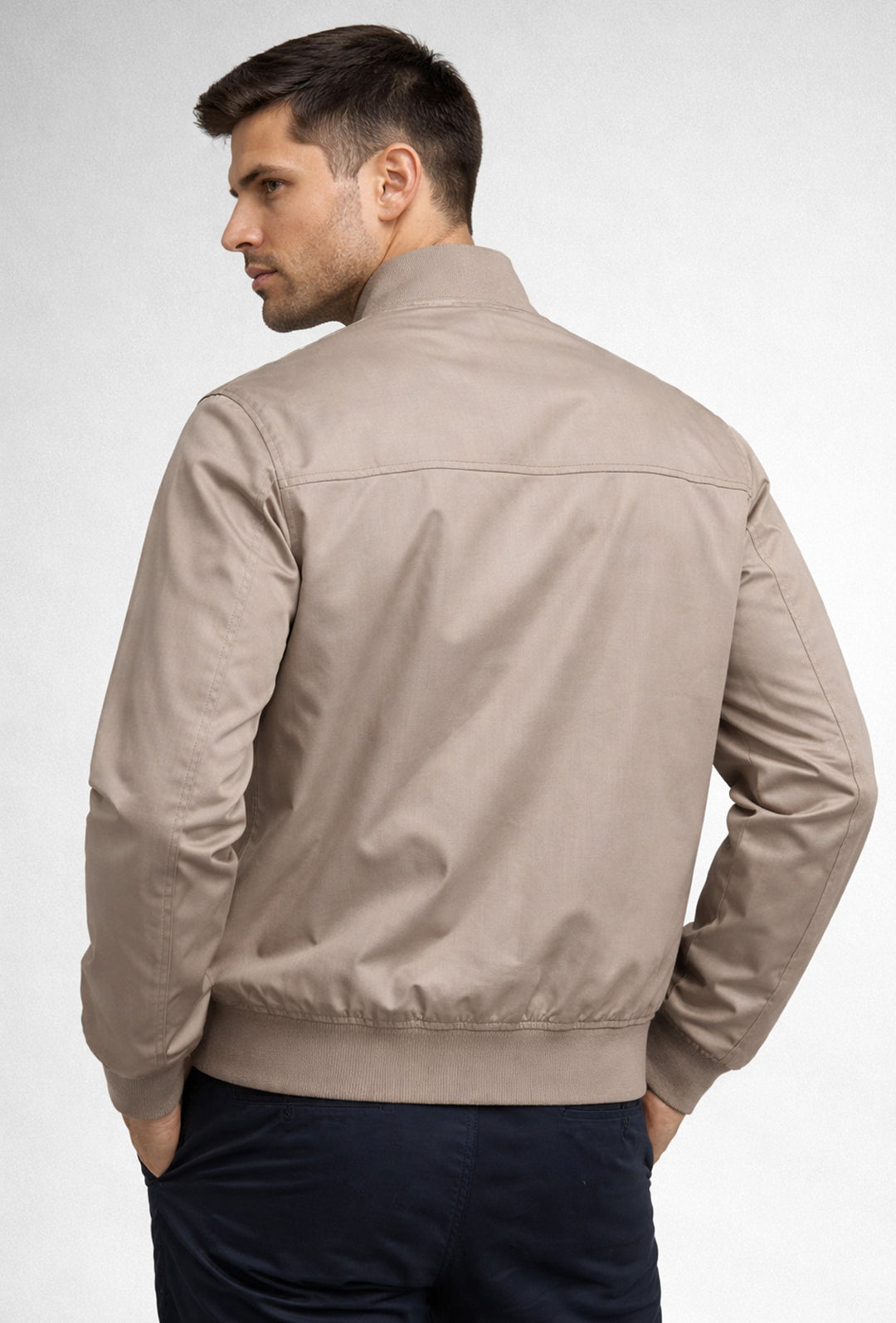 Giubbotto uomo con tasconi bomber leggero dresserd - SABBIA