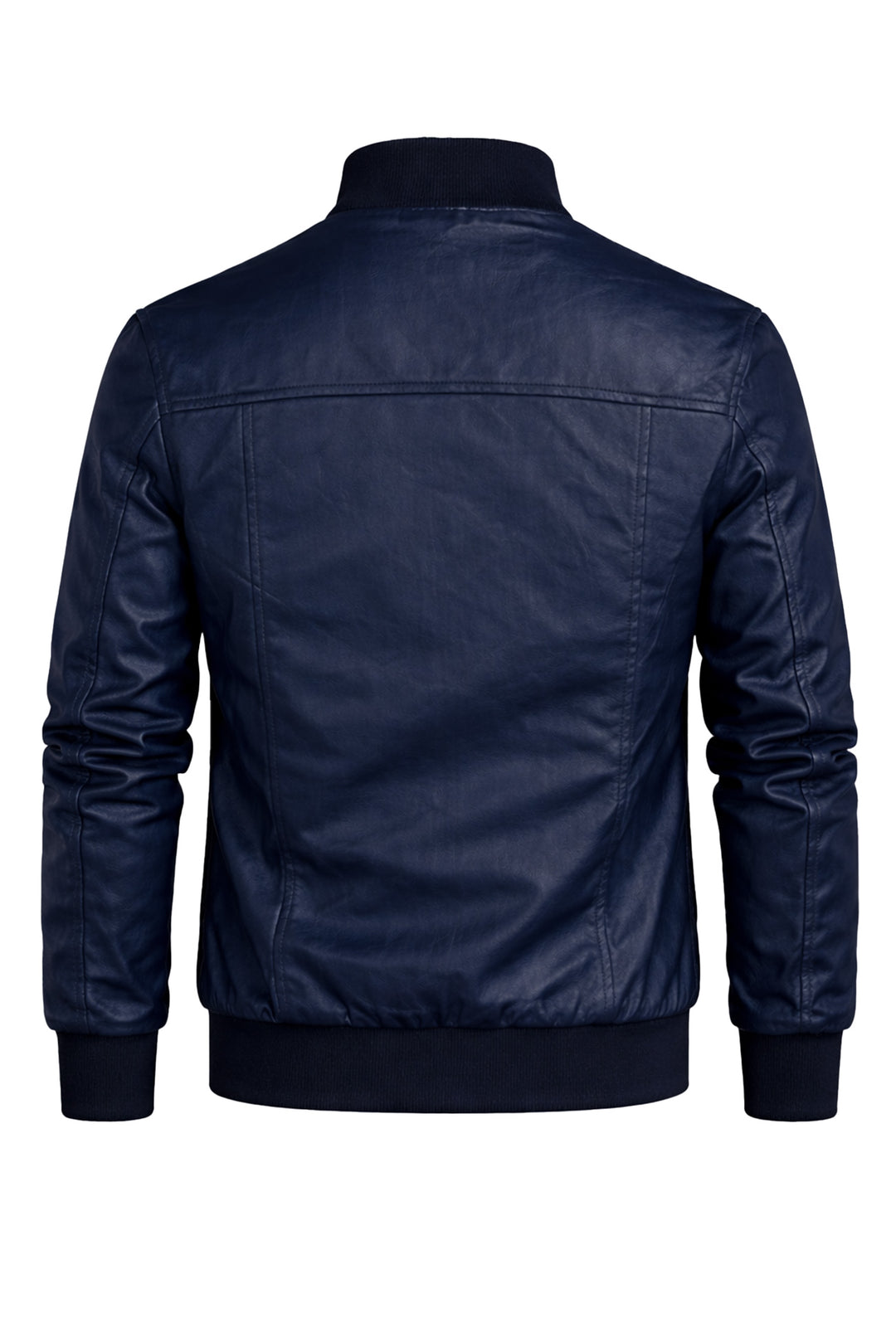 Giubbotto uomo Dresserd in Simil Pelle primaverile - BLU