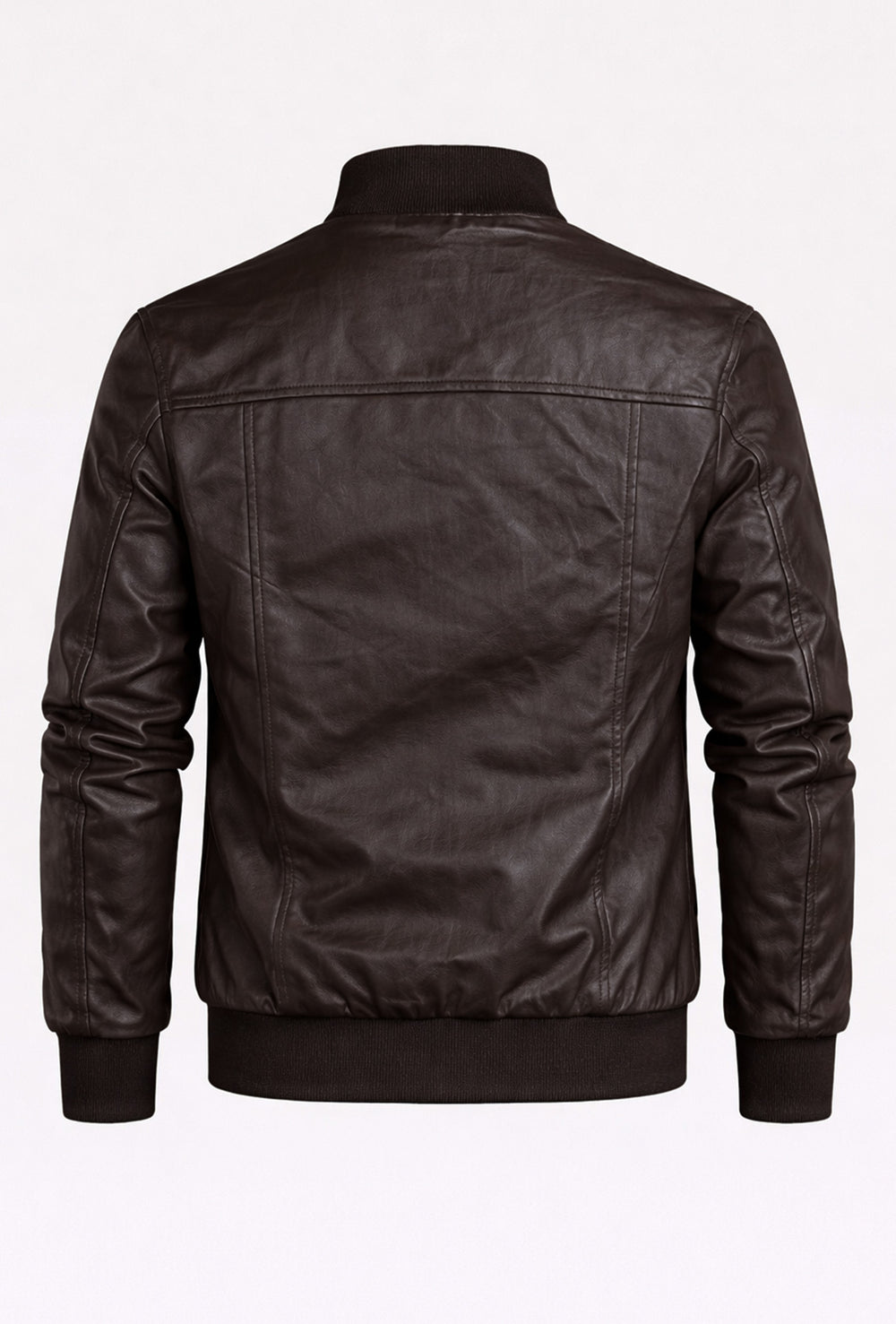 Giubbotto uomo Dresserd in Simil Pelle primaverile - TESTA DI MORO