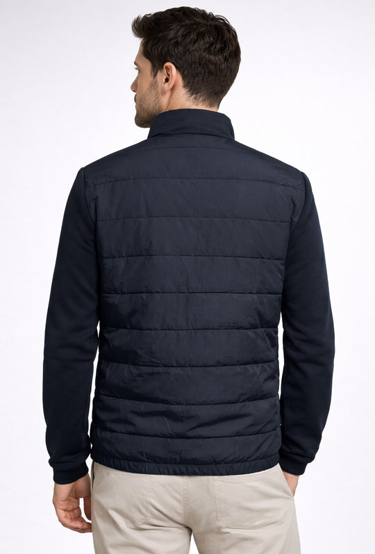 Giubbotto uomo leggero dressserd in doppio tessuto - BLU