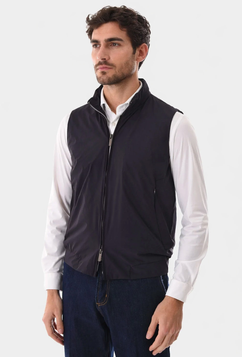 Smanicato uomo NO STIRO slim fit dresserd - BLU