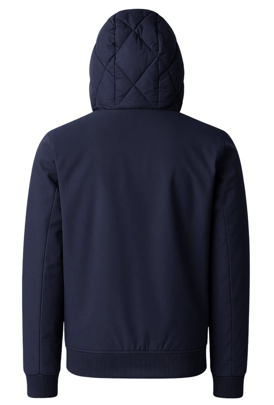 Giubbotto uomo Invernale Dresserd cappuccio smontabile - BLU