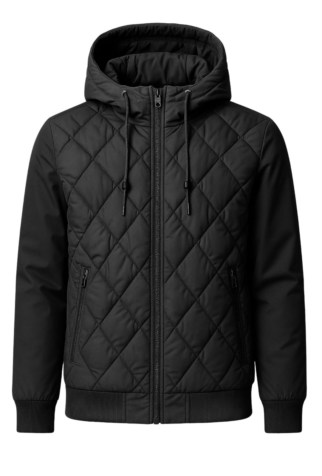 Giubbotto uomo Invernale Dresserd cappuccio smontabile - NERO