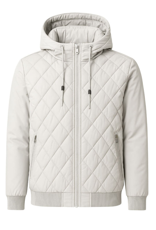 Giubbotto uomo Invernale Dresserd cappuccio smontabile - GHIACCIO