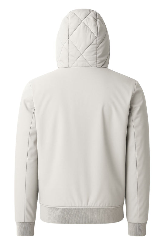 Giubbotto uomo Invernale Dresserd cappuccio smontabile - GHIACCIO