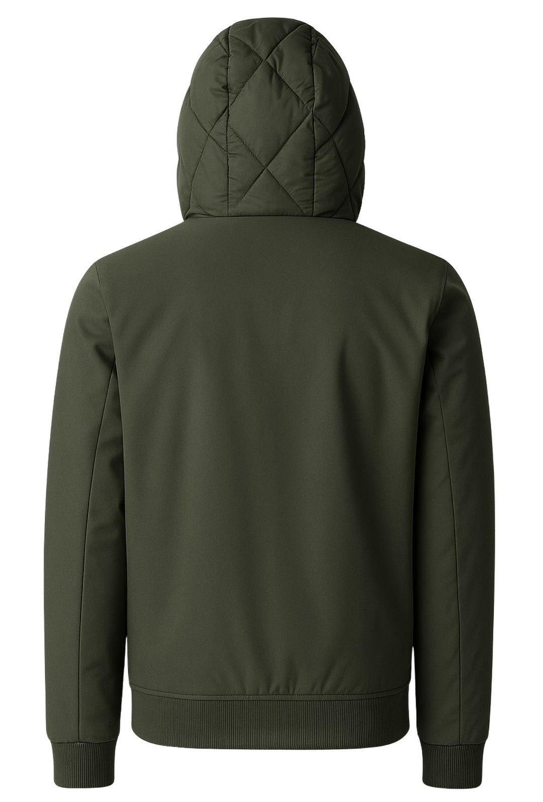 Giubbotto uomo Invernale Dresserd cappuccio smontabile - VERDE MILITARE