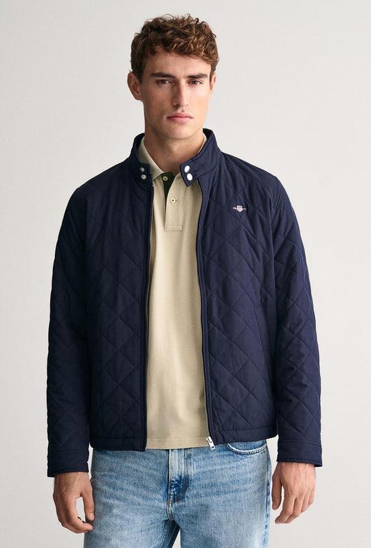 Giubbotto uomo GANT giacca trapuntata slim fit - BLU
