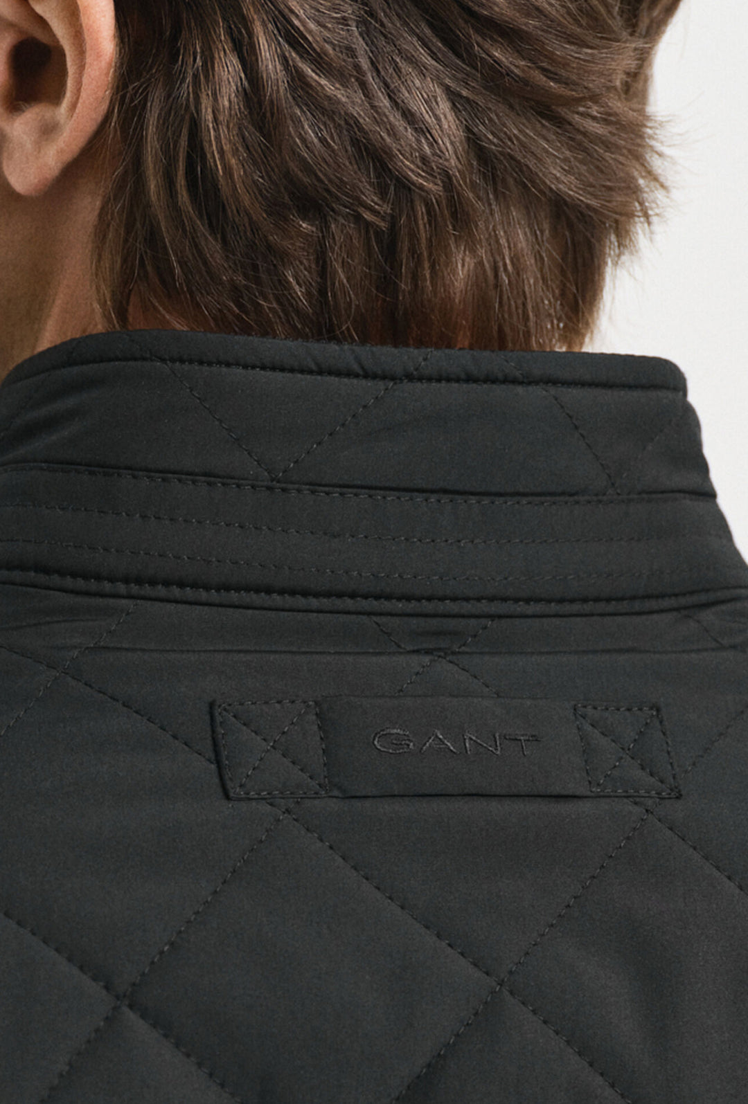 Giubbotto uomo GANT giacca trapuntata slim fit - NERO