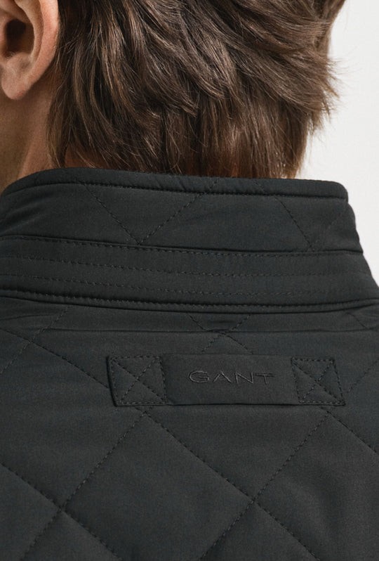 Giubbotto uomo GANT giacca trapuntata slim fit - NERO