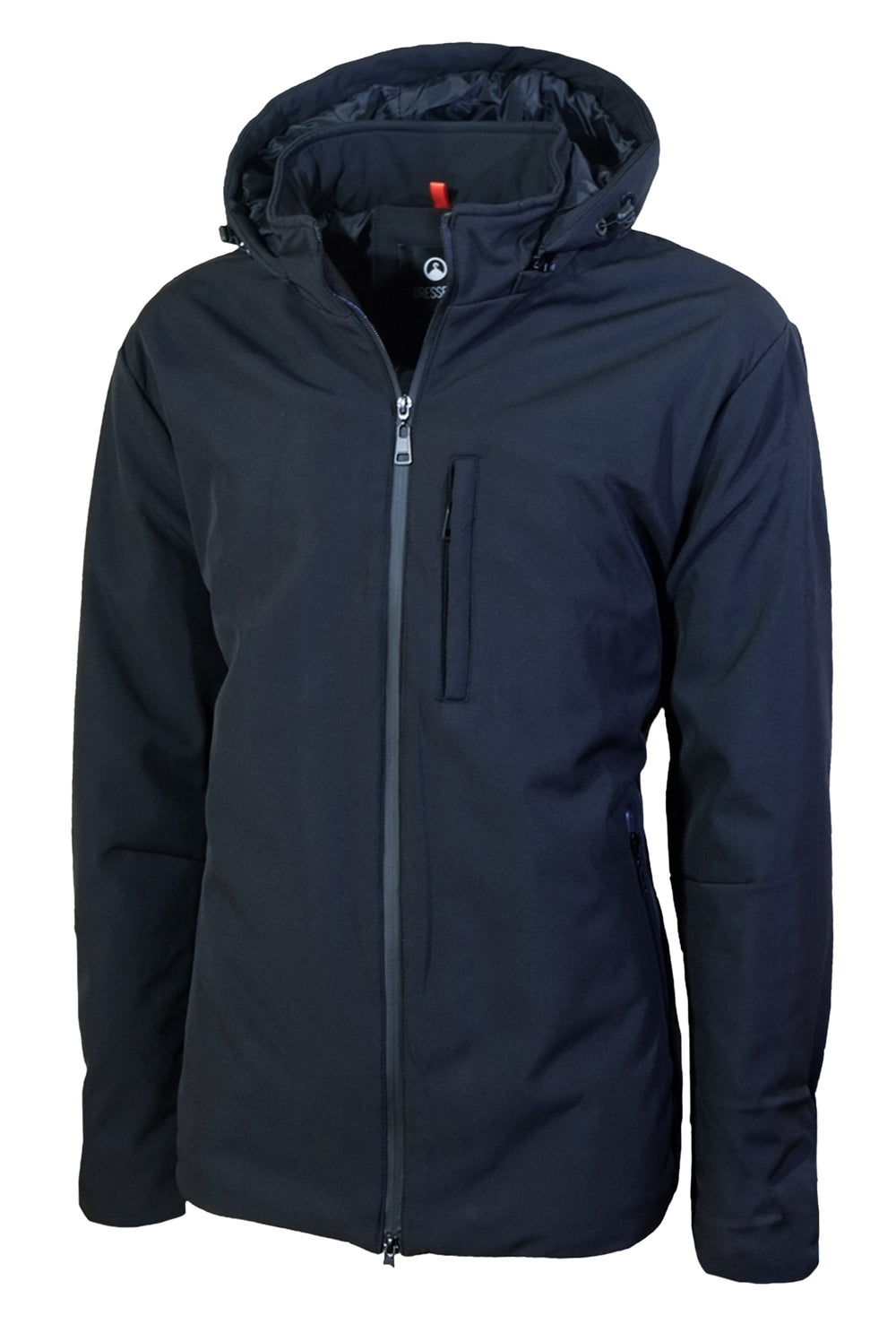 Giubbotto Uomo Invernale Dresserd Oversize Giubbino taglie grandi Tessuto tecnico con cappuccio smontabile - BLU