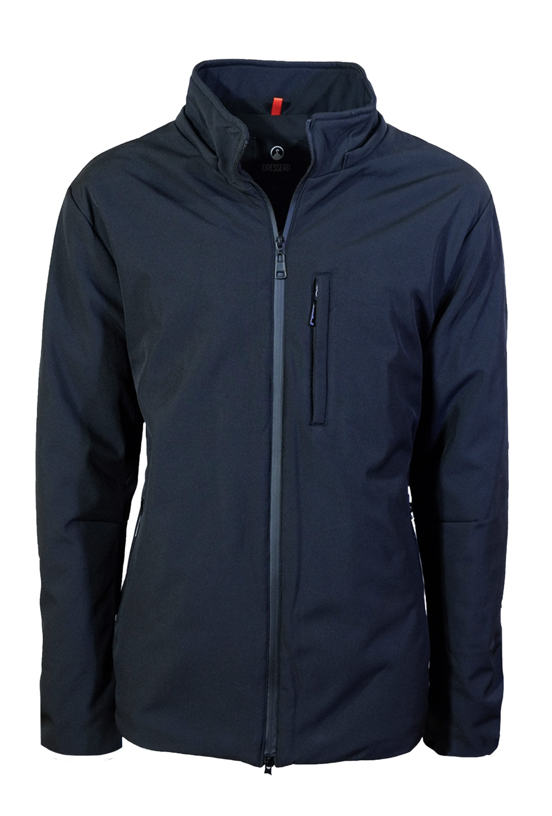 Giubbotto Uomo Invernale Dresserd Oversize Giubbino taglie grandi Tessuto tecnico con cappuccio smontabile - BLU