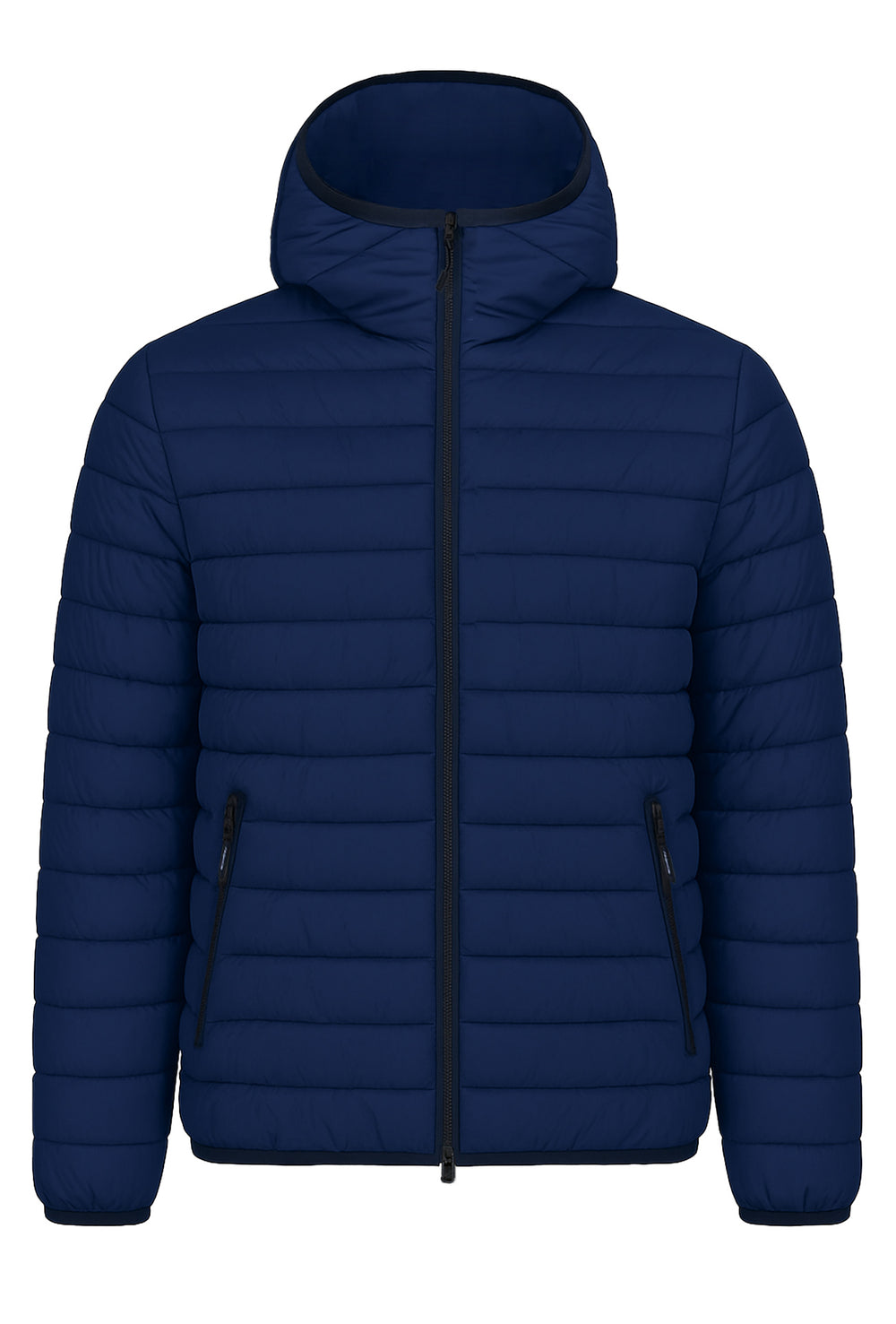 Giubbotto Uomo Double Face Dresserd Piumino e tessuto tecnico - BLU