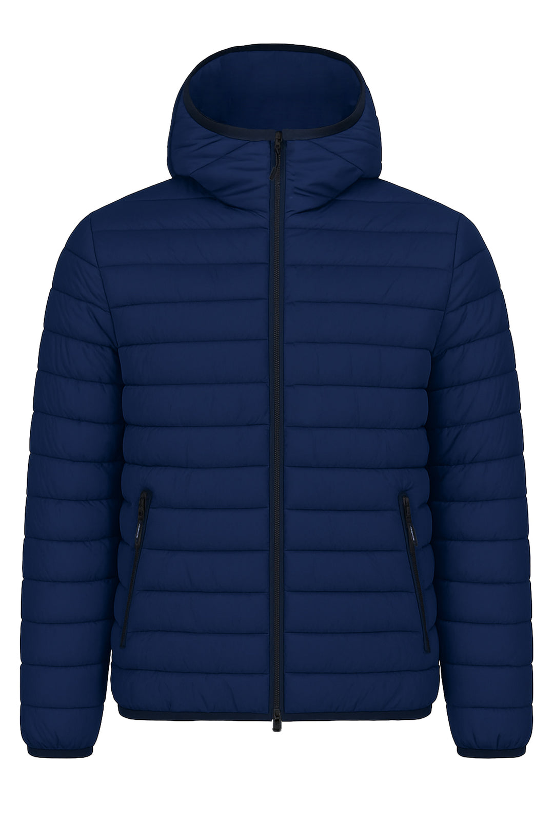 Giubbotto Uomo Double Face Dresserd Piumino e tessuto tecnico - BLU