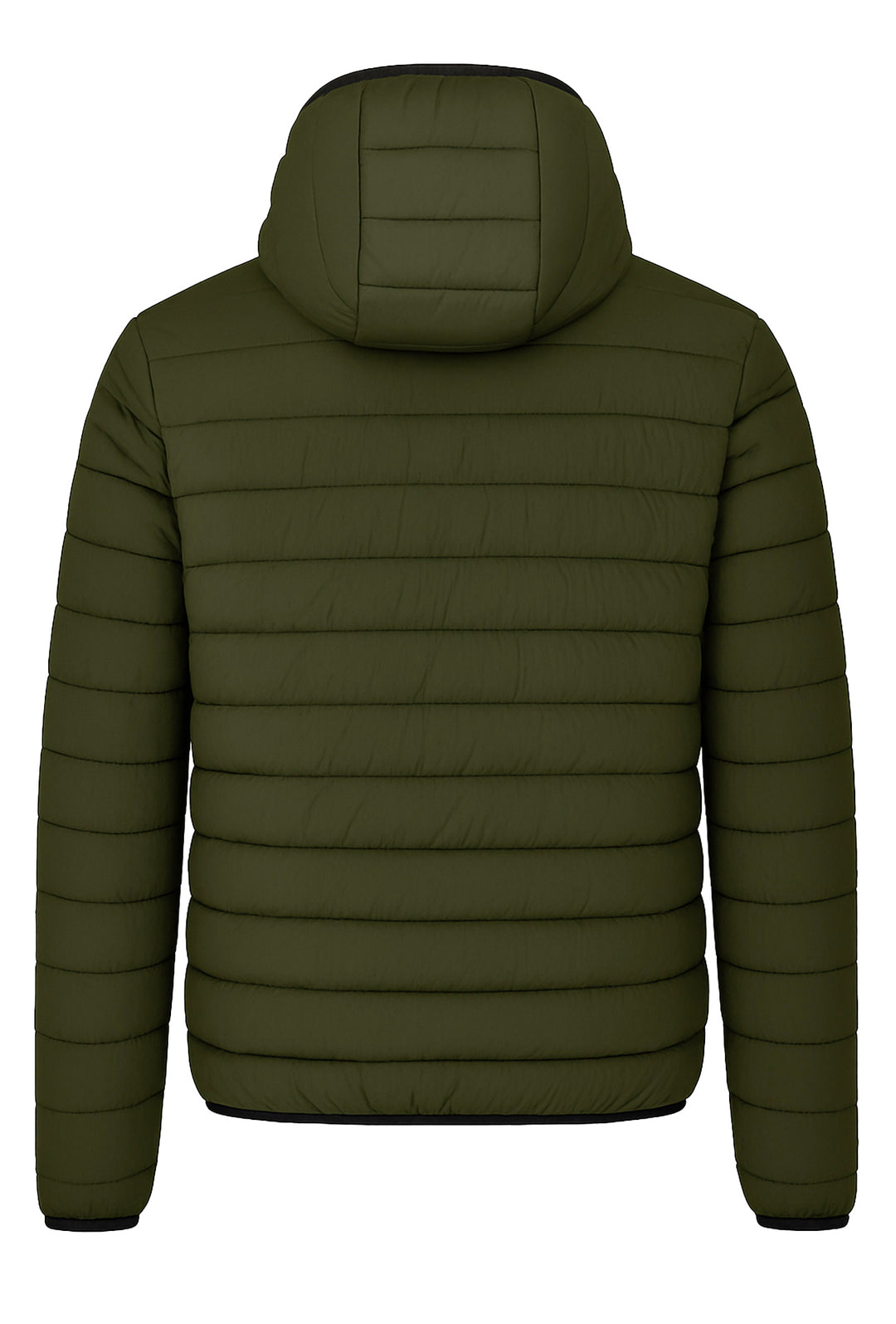Giubbotto Uomo Double Face Dresserd Piumino e tessuto tecnico - VERDE MILITARE