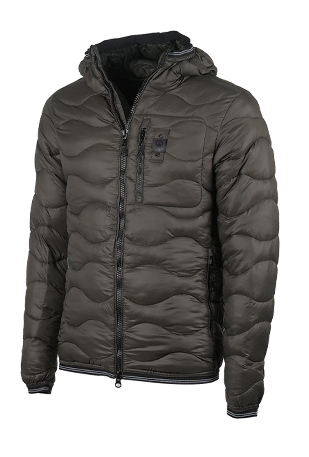 Gilet Piumino Uomo Evoga - Slim Fit, Impermeabile, Antivento, Con Cappuccio E Tasche Con Zip - Foto 3