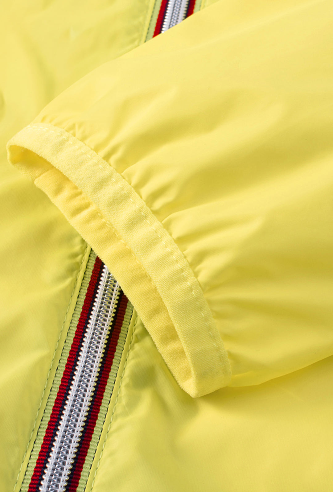 Giubbotto Uomo Leggero Slim Fit con Cappuccio e cerniera colorata Giubbotti Dresserd Moda - GIALLO