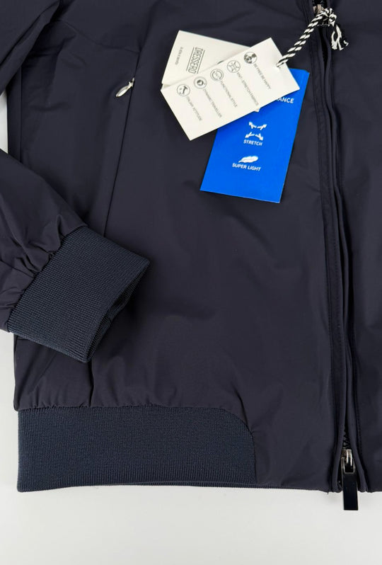 Giubbotto uomo Leggero in High Performance Dresserd con balba in cotone - BLU