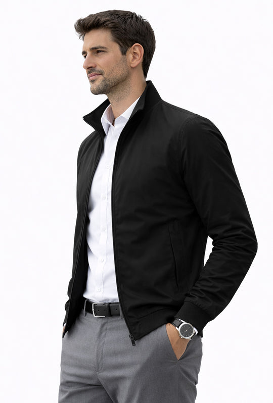 Giubbotto uomo Leggero High Performance Dresserd con balba in cotone - NERO