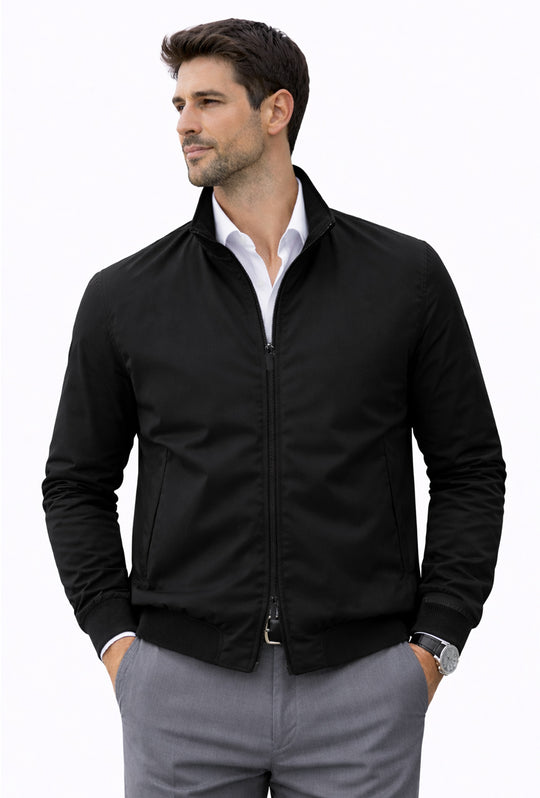 Giubbotto uomo Leggero High Performance Dresserd con balba in cotone - NERO