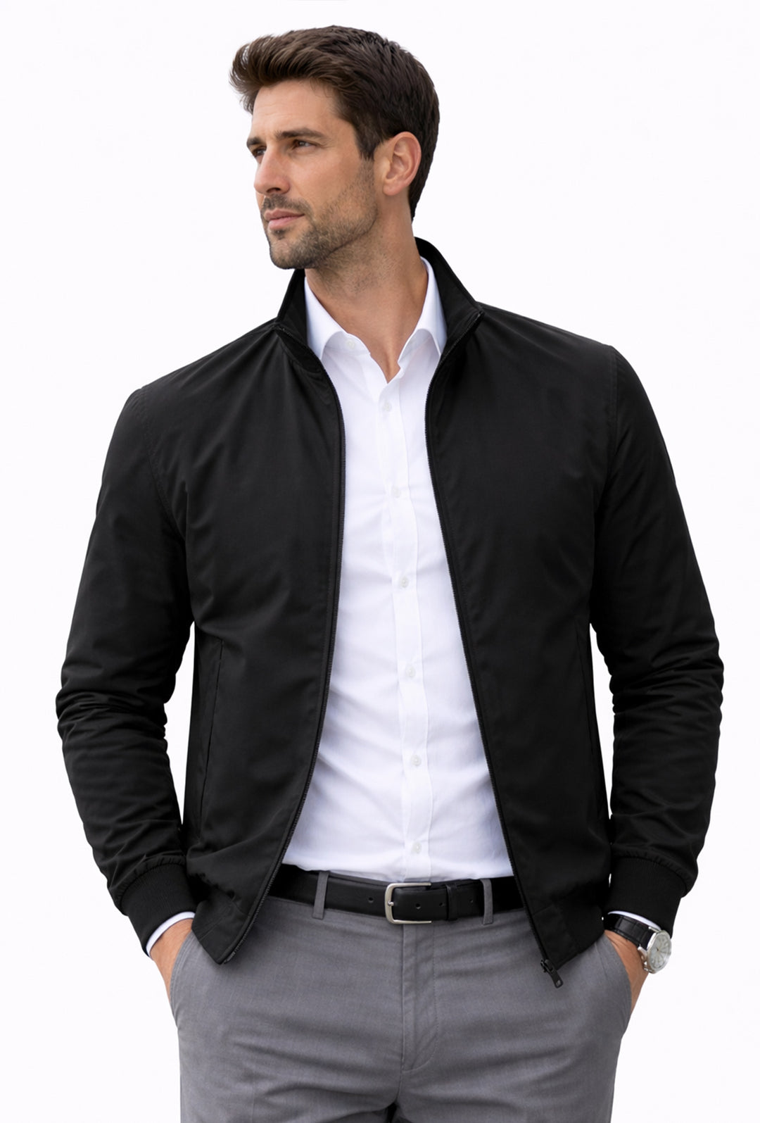 Giubbotto uomo Leggero High Performance Dresserd con balba in cotone - NERO