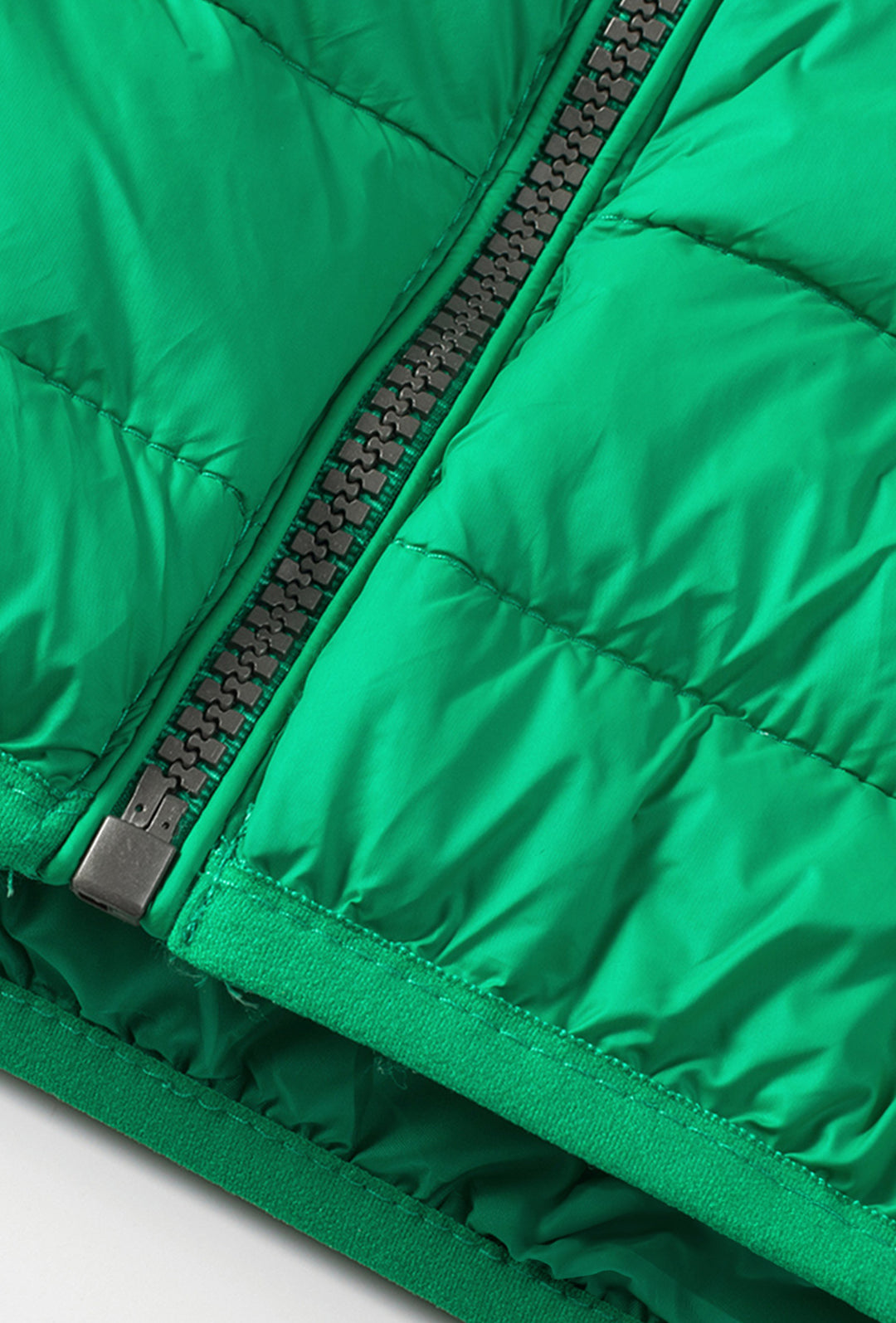 Giubbotto Uomo Piumino 100 Grammi Cappuccio Smontabile semi Slim Fit Giubbino Dresserd - VERDE