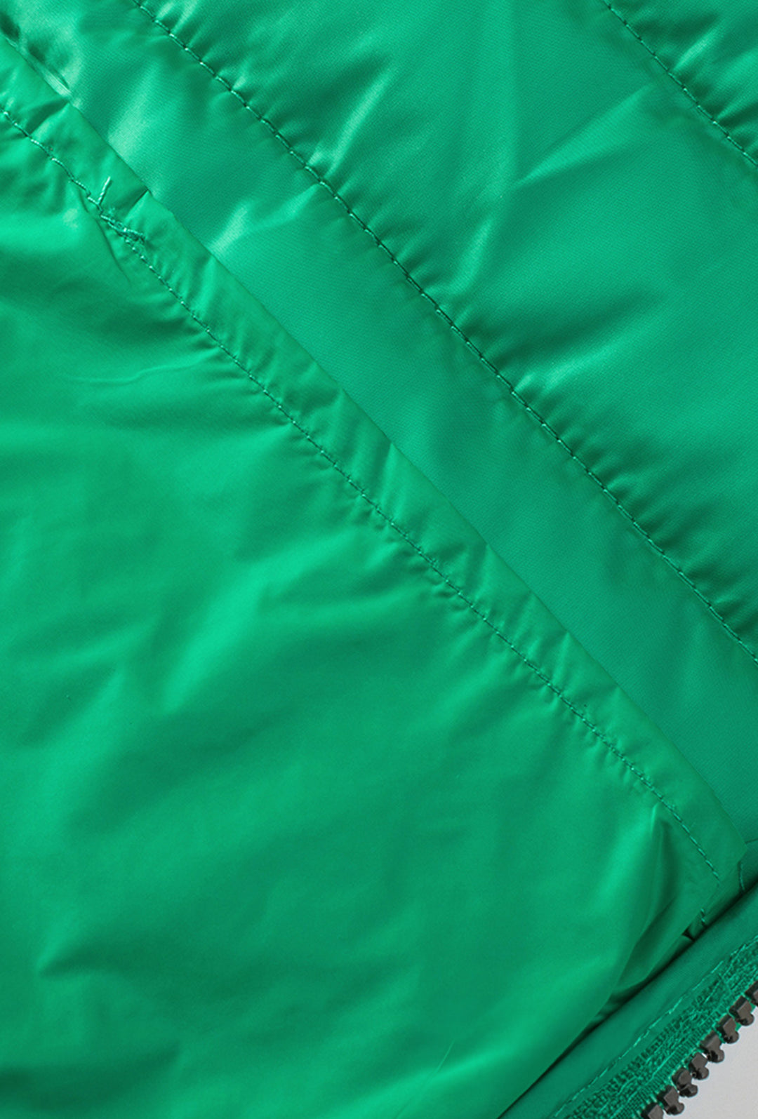 Giubbotto Uomo Piumino 100 Grammi Cappuccio Smontabile semi Slim Fit Giubbino Dresserd - VERDE