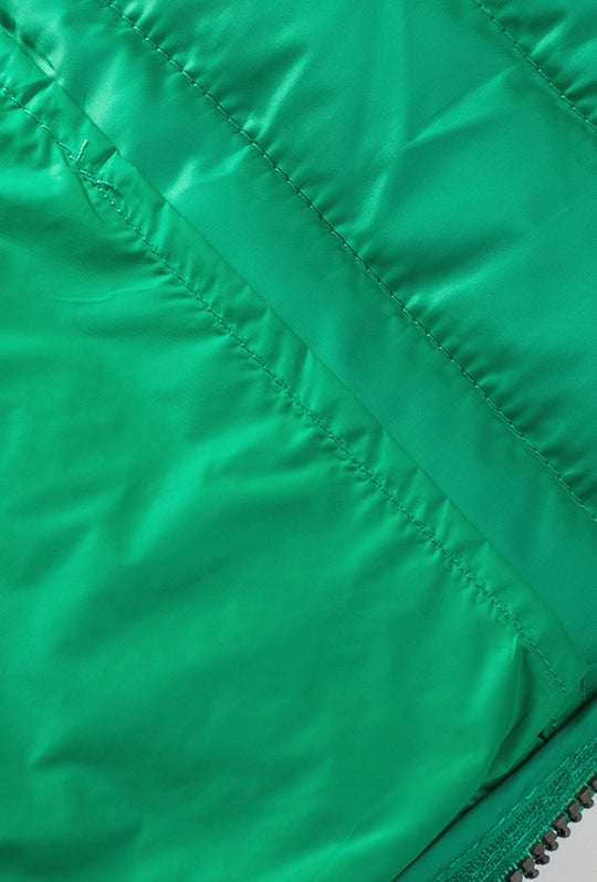 Giubbotto Uomo Piumino 100 Grammi Cappuccio Smontabile semi Slim Fit Giubbino Dresserd - VERDE