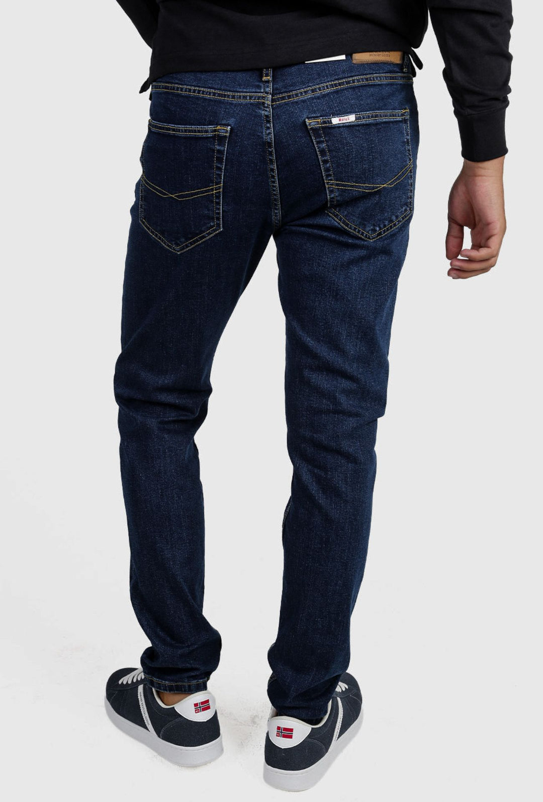 Jeans Uomo RIFLE Slim Fit Blu Scuro – Vita Regolare