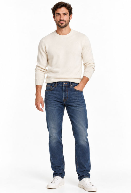 Jeans uomo Regular Fit cinque tasche-  DENIM