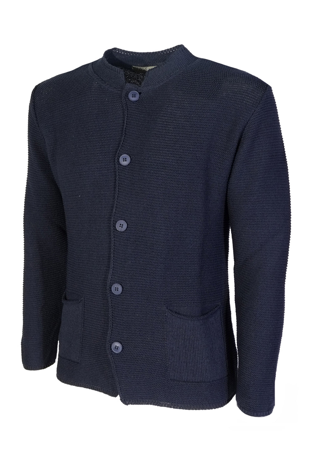 Cardigan Uomo Maglie in cotone con bottoni Giacca in maglia Semi Slim Fit  Dresserd - BLU