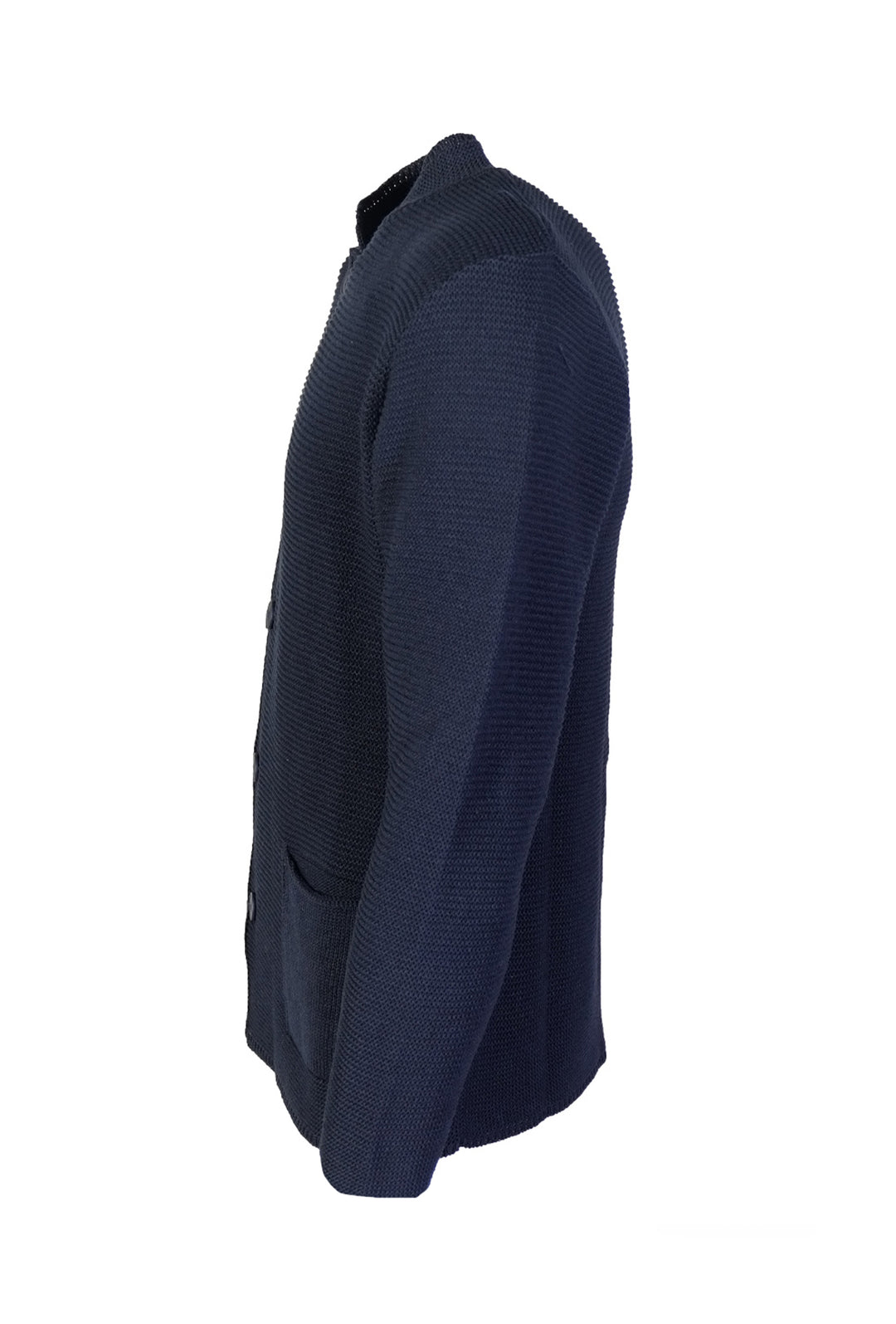 Cardigan Uomo Maglie in cotone con bottoni Giacca in maglia Semi Slim Fit  Dresserd - BLU