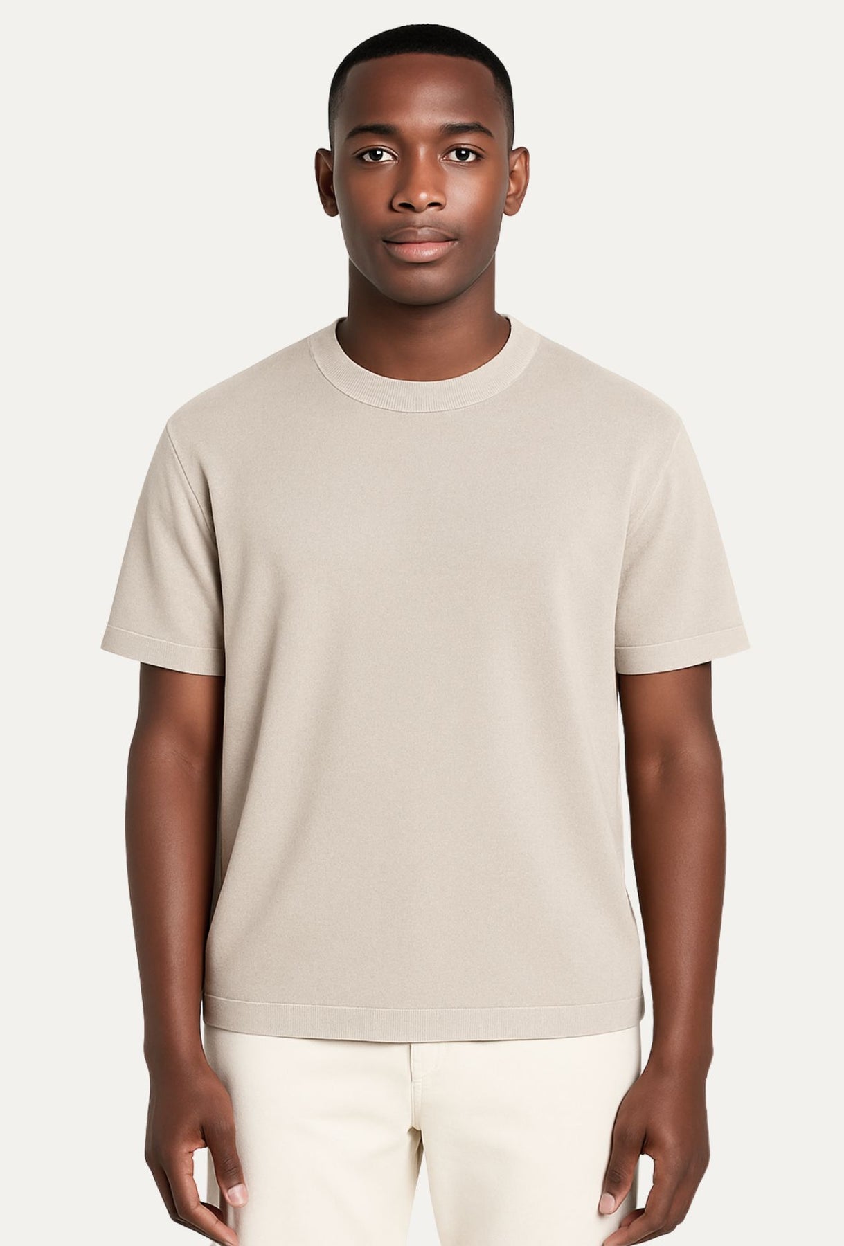 ADAMO Maglietta basic da uomo, a maniche lunghe, con collo alto, fino a ADAMO Maglietta basic da uomo, a maniche lunghe, con collo alto, fino a