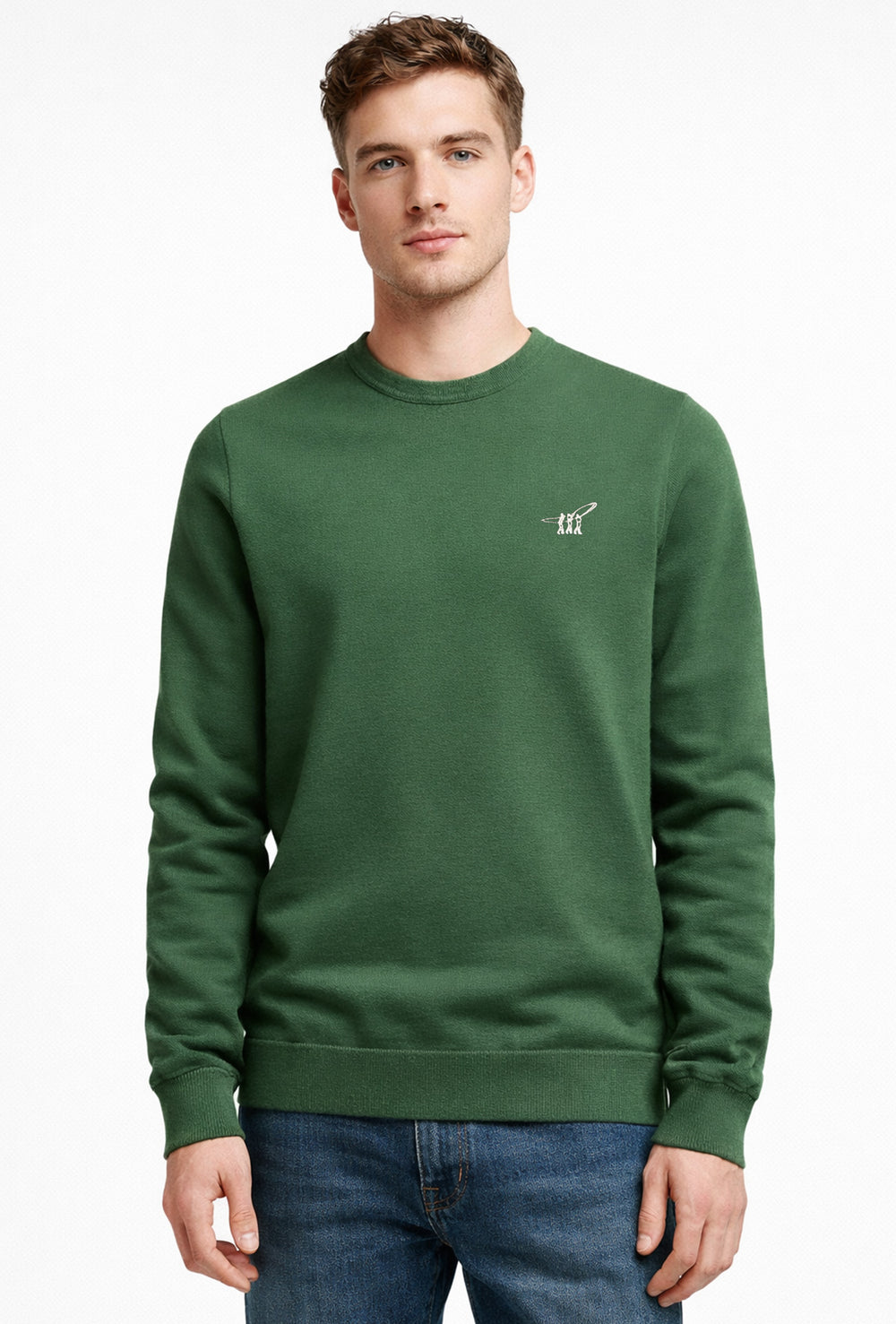 Maglioncino uomo Henry Cotton's 100% Cotone Regular fit - VERDE