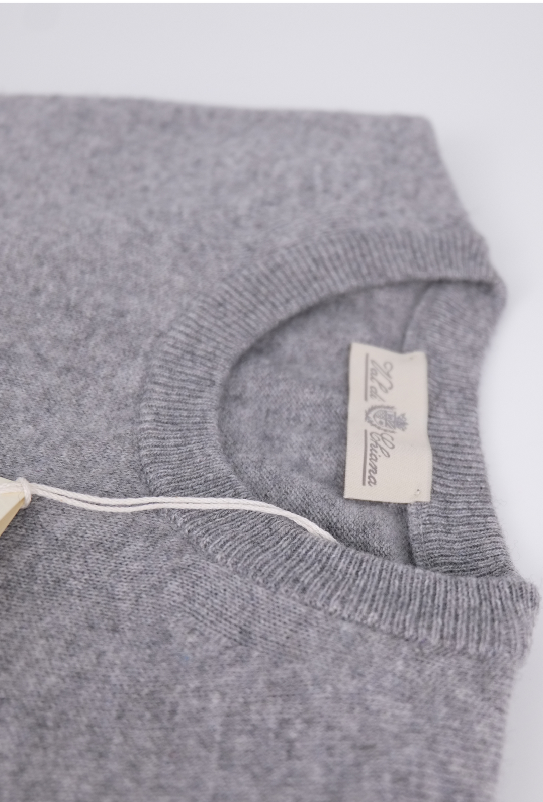 Maglioncino uomo misto Cashmere Lana Made in Italy - GRIGIO SCURO