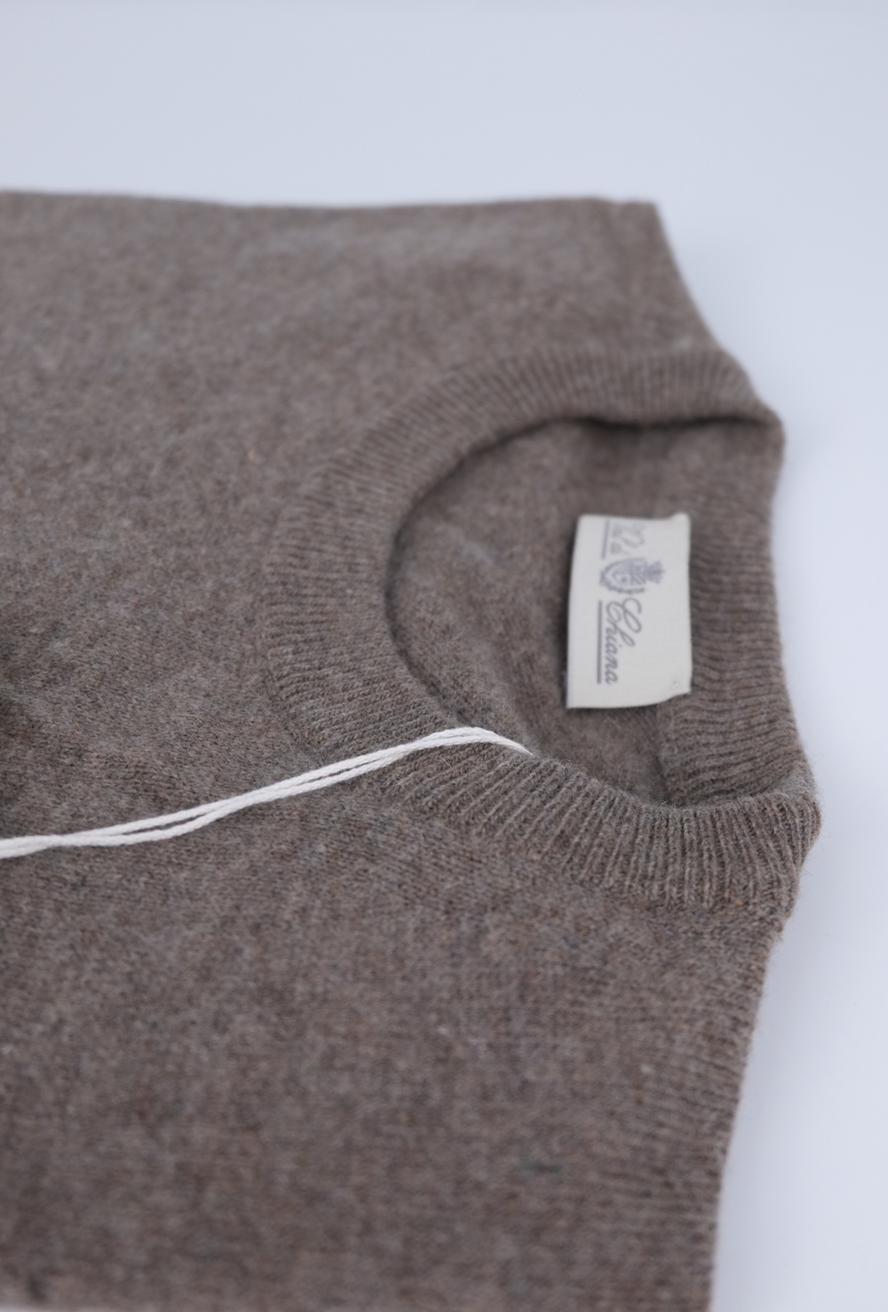 Maglioncino uomo misto Cashmere Lana Made in Italy - MARRONE