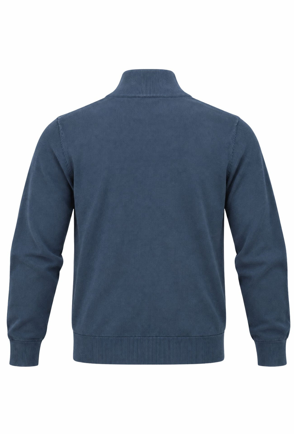 Maglioncino Uomo Full Zip 100% cotone DRESSERD- BLU